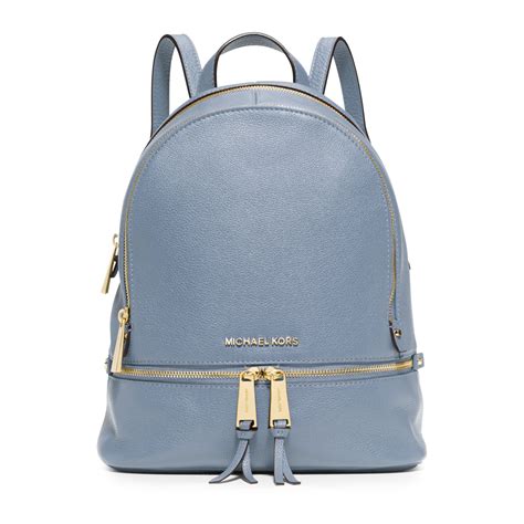 michael kors baby blue backpack|michael kors small blue handbags.